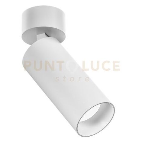 GFA1462C- SPOT FARETTO ORIENTABILE 1 LUCE ATTACCO LED 3000K 1051LM 12W BIANCO SATINATO D.5,5CM