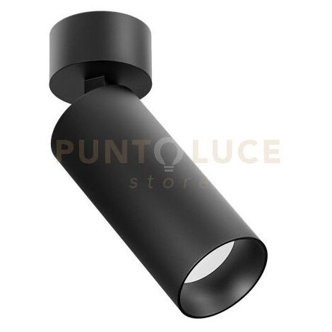 GFA1463H- SPOT FARETTO ORIENTABILE 1 LUCE ATTACCO LED 2700K 1009LM 12W NERO SATINATO D.5,5CM