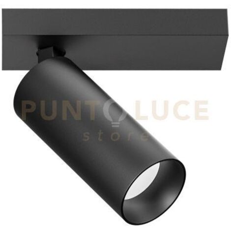 GFA1473H- SPOT FARETTO ORIENTABILE 1 LUCE ATTACCO LED 2700K 1009LM 12W NERO SATINATO D.5,5CM ATTACCO 16,5X5,5CM