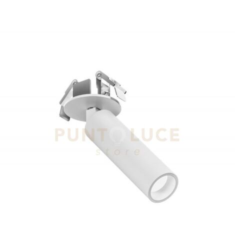 GFA1480H- FARETTO AD INCASSO ORIENTABILE 1 LUCE ATTACCO LED 2700K 509LM 7W D.3,5CM BIANCO