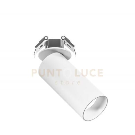 GFA1482C-  FARETTO AD INCASSO ORIENTABILE 1 LUCE ATTACCO LED 3000K 1051LM 12W D.5,5CM BIANCO