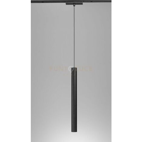 GFA1550- SOSPENSIONE LED AD INCASTRO MAGNETICO PER BINARIO 48V "GBIN30" LED 3000K 891LM 10W D.3,5CM NERO