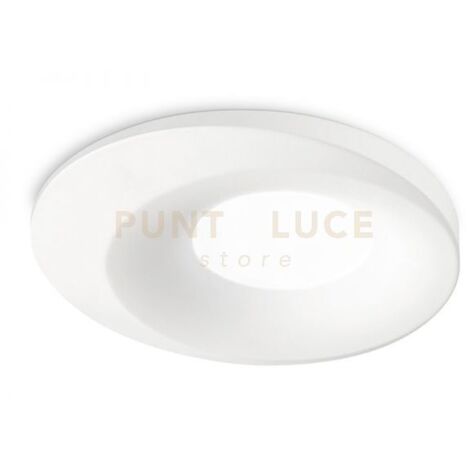 GFA160- FARETTO DA INCASSO D.9,6CM 1 LUCE ATTACCO GU10 BIANCO ALLUMINIO