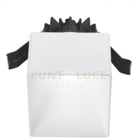 GFA363-FARETTO LED AD INCASSO QUADRATO 7X7CM BIANCO 3000K 550LM 9W IP54