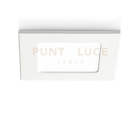 GFA753N-  FARETTO DA INCASSO BIANCO QUADRATO A LED 4000K 450LM 6W 12X12CM