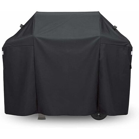 GFTIME 130 x 45 x107cm 7139 600D Housse de Barbecue pour Weber Spirit II 300 310 Series, Spirit E-320, Spirit 300 Series et Spirit 200 Series (avec Bouton de commande du brûleur latéral) Imperméable Résistante, Anti-UV BBQ Grill Cover