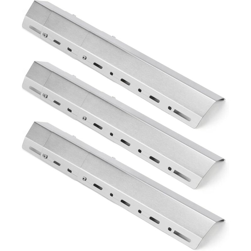 GFTIME Diffuseur de chaleur universel réglable long 30-72cm large 9,5cm pour Charbroil, Taino, Barbecook Siesta, Brinkmann, Pièce détachée de