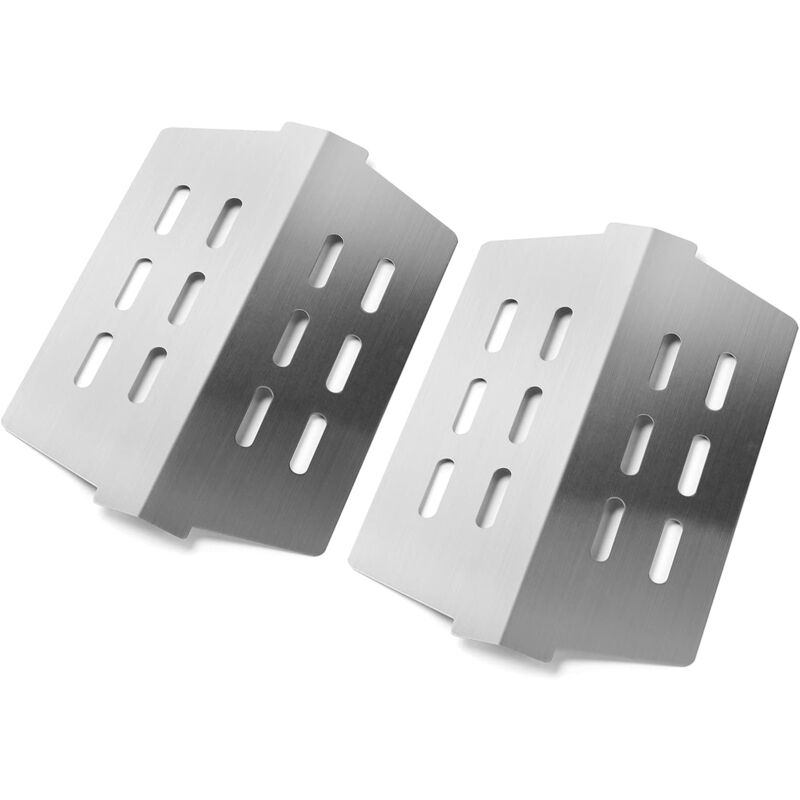 7622 33,7cm Flavorizer Barre accessoire pour Weber Genesis 300 E/EP/S-310 320 330 avec bouton avant (2011-2016), acier Inoxydable déflecteur de