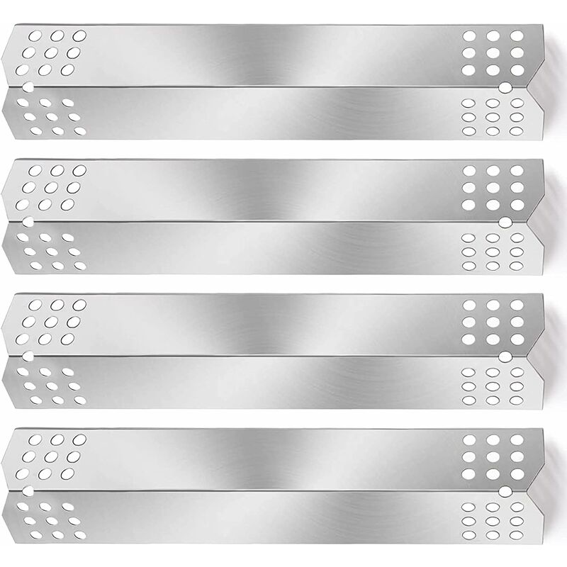 Gftime - 37 cm Diffuseur de chaleur en acier inoxydable universel pièces détachée pour Burnhard Fred Serie, Barbecook Siesta, Taino Red/Pro 4 & 4+1,