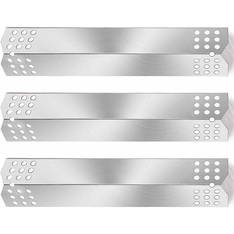 37 cm Diffuseur de chaleur en acier inoxydable universel pièces détachée pour Burnhard Fred Serie, Barbecook Siesta, Taino Red/Pro 4 & 4+1, Metro