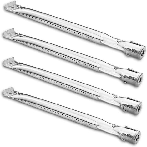 GFTIME 38.4cm Ersatz Edelstahl Brenner für Barbecook Siesta, Grill Chef, Kenmore Sears, K Mart, Lowes Gasgrills, 4 Stück