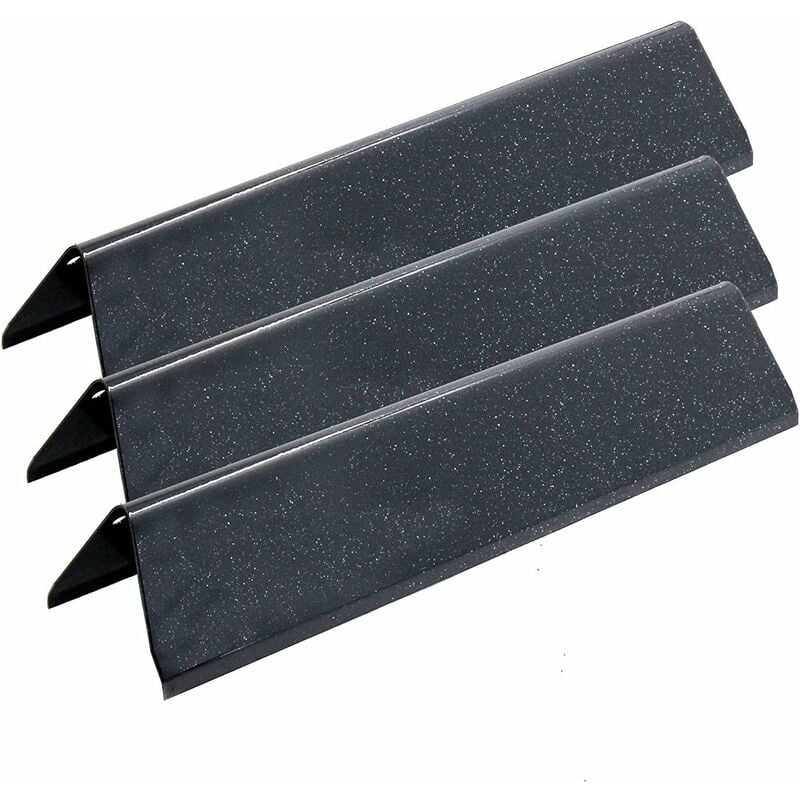 7635 38,9cm Barres Flavorizer en acier porcelaine pour Weber Spirit 200 E210 E220 S210 S220 E310 avec boutons de commande avant (2013 - New), plaque