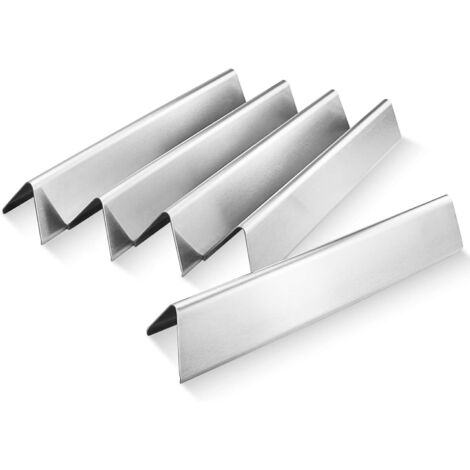 GFTIME 38,9CM 7636 Barres Flavorizer pour barbecues à gaz Weber Spirit Ⅱ E-310,Spirit 300 E310 S310 E320 S320 E330 S330 (3 brûleurs, avec panneaux de commande montés à l'avant ), pièce de rechange de plaque chauffante en acier inoxydable