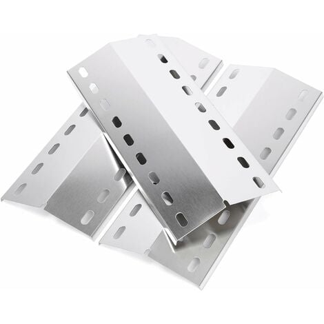 GFTIME 40 x 17 cm Brennerabdeckung Heizplatte Ersatzteile, Edelstahl Flammenverteiler Hitzeschild Zubehör, 3 Stück