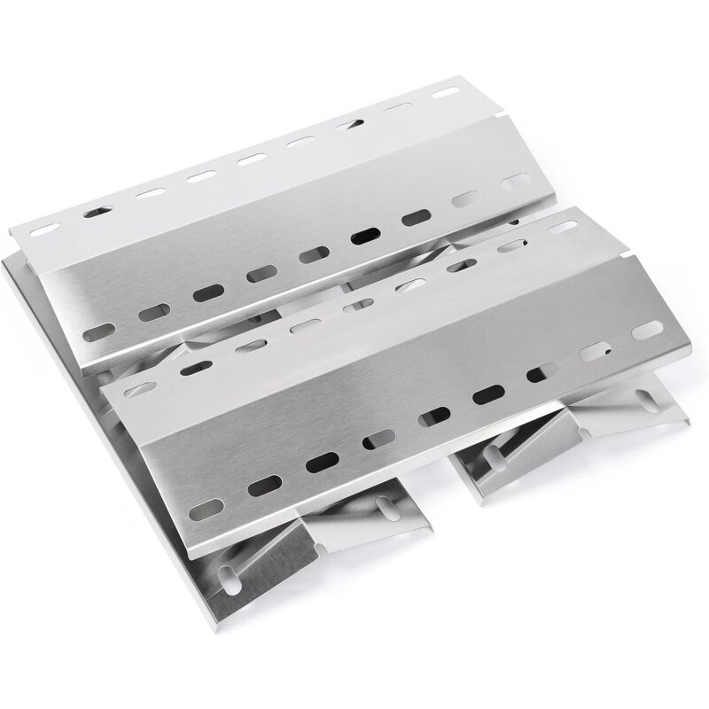 Gftime - 40 x 17 cm Universelle Diffuseur de Chaleur Plaque chauffante Pièces de rechange, Distributeur de flamme en acier inoxydable Accessoires de