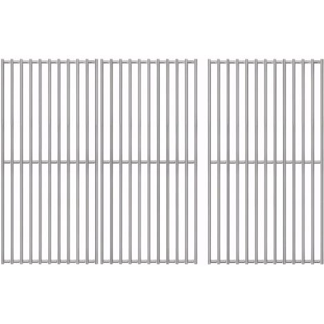 GFTIME 41.5 x 60.5cm Edelstahl Grillrost für Burnhard FRED Serie, Taino Black 3+1, Taino Platinum 3+1 Gasgrill, Tarrington House Paxton 3 Brenner, Spülmaschinenfest, 3 Stück
