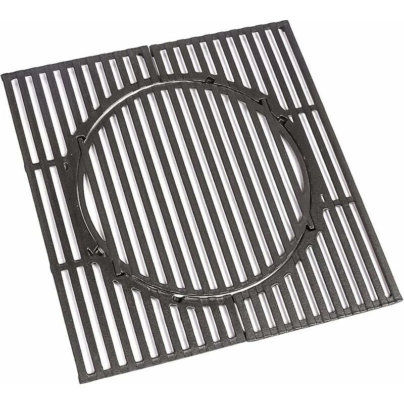 Grille de cuisson en fonte Switch Grid 43 x 42 cm pour Enders Boston 3, Enders Monroe Pro 3, Charbroil, Barbecook Siesta 310, Barbecook Manua 2,