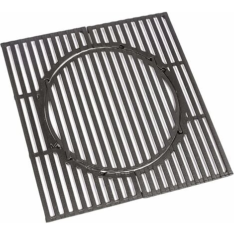 GFTIME 43 x 42cm Gusseisen Switch Grid Rost-in-Rost System für Enders Boston 3, Enders Monroe Pro 3, Charbroil, Barbecook Siesta 310, Barbecook Manua 2, Landmann Triton 3 & 4, Grillrost Ersatzteile