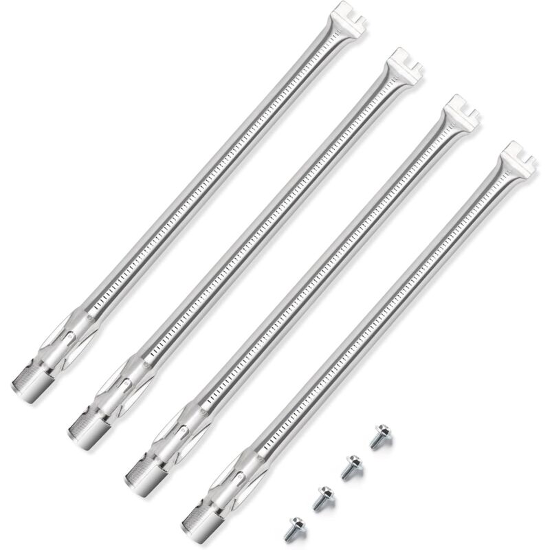 62752 49,5cm Grill brûleur en acier inoxydable 304 pour Weber Genesis i 300 E330 S330 E310 E320 S310 S320 avec boutons de brûleur avant (2011-2016),