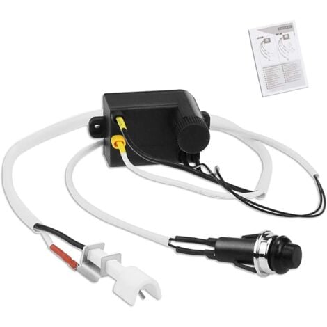 GFTIME 7642 Zünderkit Ersatz für Weber Spirit E210 S210, Spirit E310 SP310 mit Frontbedienknopf (2013-Neuer), Push Button Piezo für Spirit 500 700, Druckknopf Anzünder Grill Ersatzteile, 69850 Zünder