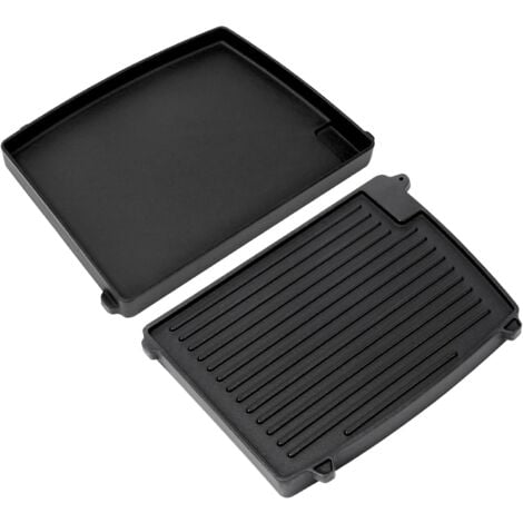 GFTIME Gusseisen Grill-Wende-Platte für Enders Urban, Urban Pro, Explorer, Explorer Pro, Grillplatte Grill-Zubehör, Massive Grill-Gussplatte, Grillpfanne für Enders 2075, 1 Stück