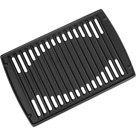 GFTIME Gusseisen Grillrost 38 x 24,6cm Ersatzteil für Enders Aurora Tischgrill-Serie, passend für Enders Aurora Modelle, langlebiger Grillrost aus Gusseisen, 1 Stück