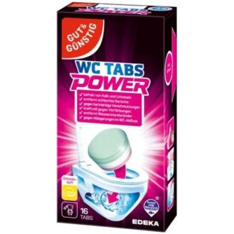 G&G WC Tabs Power Zitronen Reinigungstabletten 16 Stk.