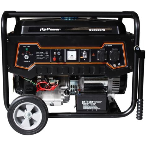 ITC POWER GG7000FE Generador Eléctrico Gasolina ITCPower 5,5Kw