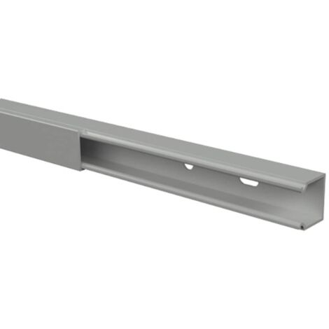 GGK 1812 Canalina per cavi grigia pietra 2000x15x15 mm
