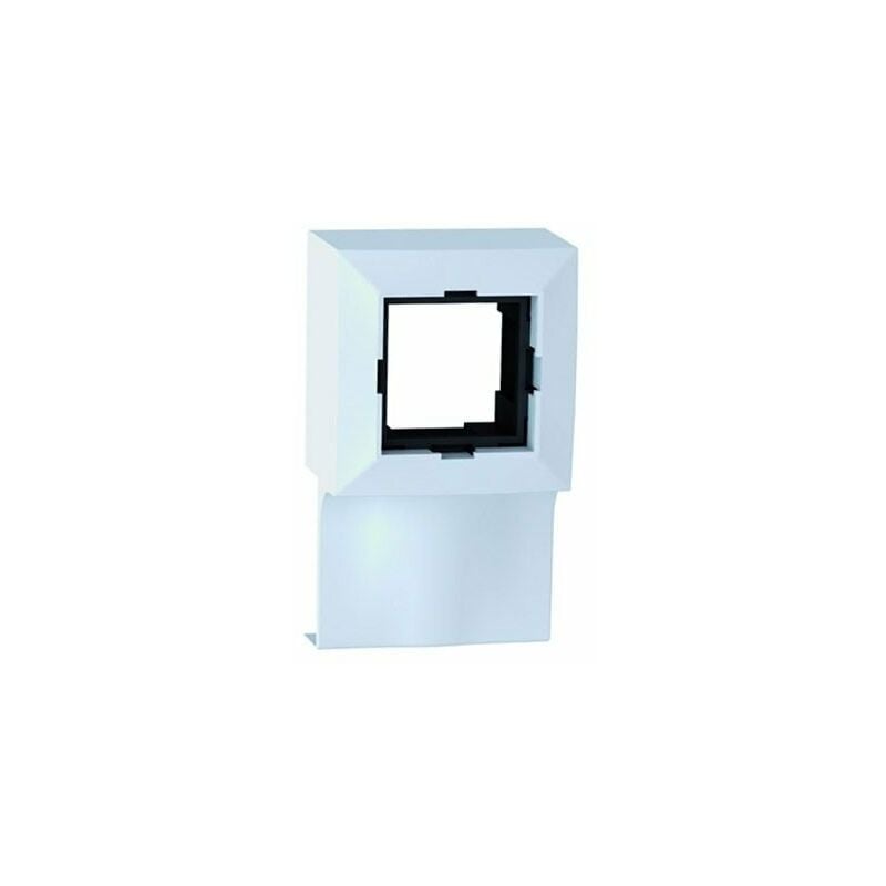 Boitier appareillage 45X45 pour moulure électrique 22X12MM blanc 16703 - GGK