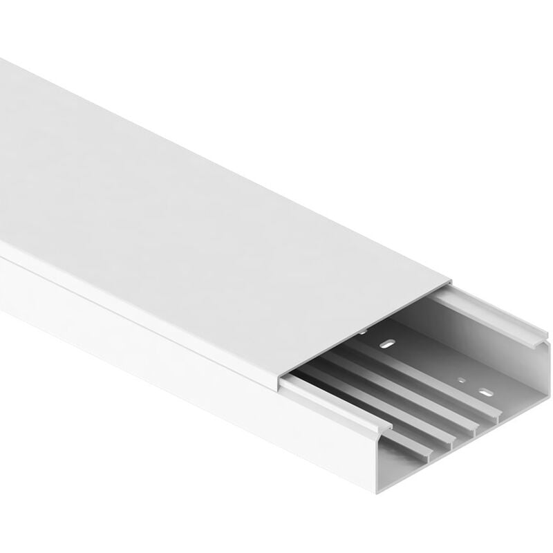GGK - Goulotte électrique 60 x 200 blanche - Longueur 1,30m