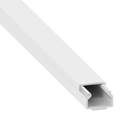 GGK - Moulure électrique blanche 10 x 15 adhésive - Longueur 1,20m