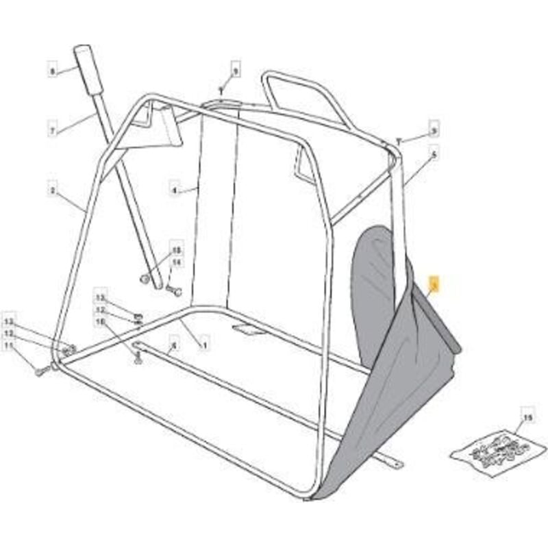 Sammelsack-Rasentraktor J92 CASTELGARDEN 182105998/0