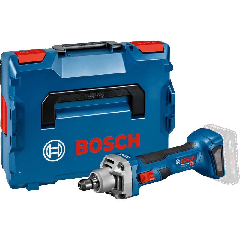 Bosch - Meuleuse droite 18V ggs 18V-20 Professionnal (sans batterie ni chargeur) + coffret l-boxx 06019B5400 - Noir