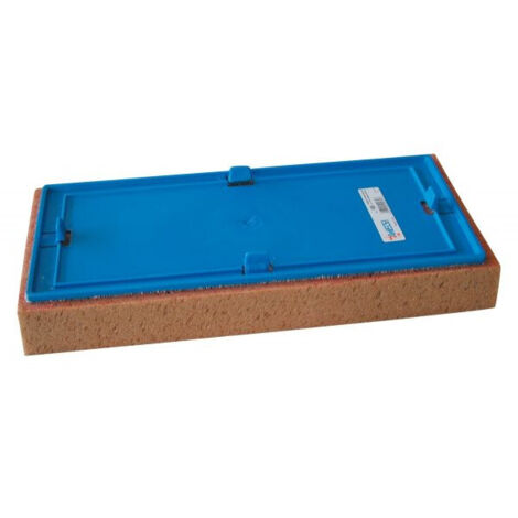 GHELFI 100 RICAMBIO SPUGNA BEIGE 17x34x4 CM PER FRATTAZZO ACCIAIO DA PAVIMENTO ART 442