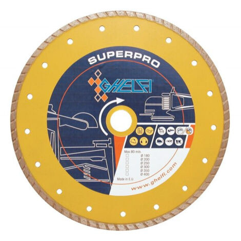 GHELFI 4409 DISCO DIAMANTATO TURBO SUPERPRO DIAM. 115 mm FORO 22,5 Universale