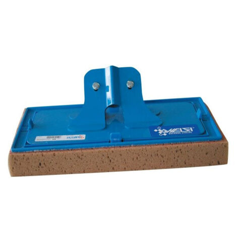 GHELFI 442 FRATTAZZO SPUGNA BEIGE REMOVIBILE DA PAVIMENTO 17x34x4 CM BASE ACCIAIO SENZA MANICO