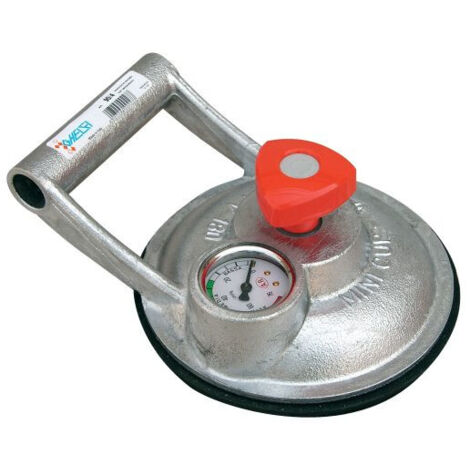 GHELFI 90/4 VENTOSA PROFESSIONALE IN ALLUMINIO CON VACUOMETRO