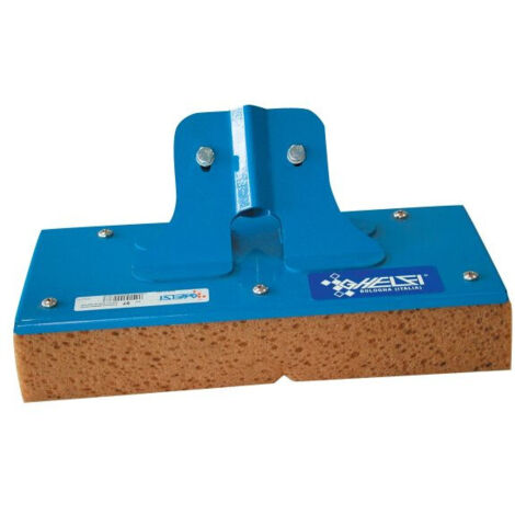 GHELFI 97 FRATTAZZO DA PAVIMENTO ACCIAIO SPUGNA INTERCAMBIABILE BEIGE 13x30x5 CM
