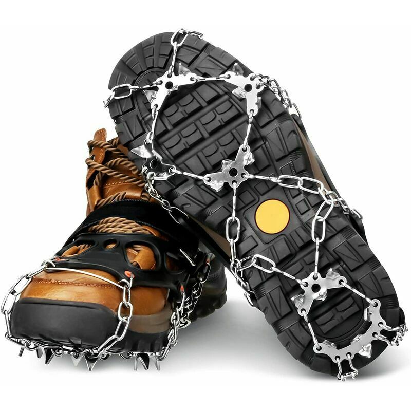 Ghiaccio Neve Manopole 19 Denti Antiscivolo