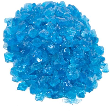 GHIAIA GRANDE VETRO CELESTE 320/350GR ACCESSORI PER PRESEPE