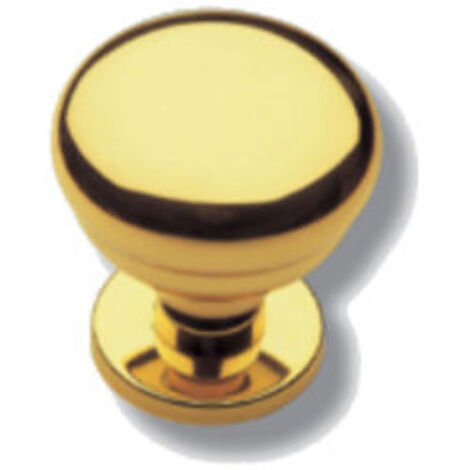 Ghidini 744771001 Pomolo Ottone Lucido Milena Q8x70
