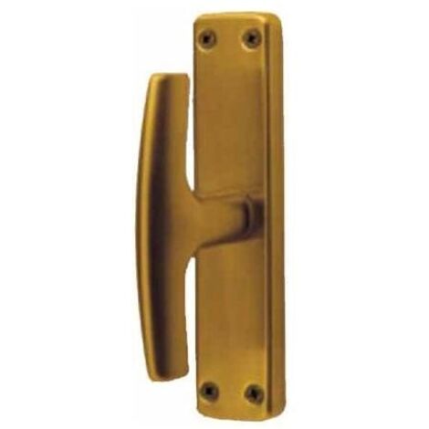 Ghidini Cremonese Alox F4 Anodizzata per Finestre in Legno Placca 33x150 mm Quadro 7 mm colore Bronzo