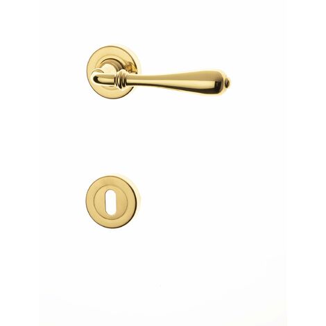 Maniglie per porte interne zigrinate in ottone massiccio color oro,  argento, oro antico e nero opaco. Lacca protettiva per prevenire  l'ossidazione. -  Italia