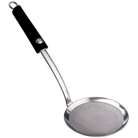 Ghidini Schiumarola Twist in Acciaio Inox con Rete Fine 34 cm