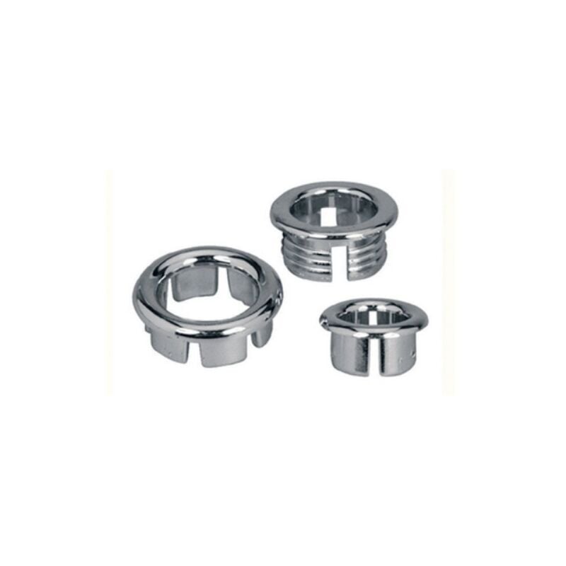 GHIERA DI RICAMBIO PER TROPPO PIENO ABS CROMATO Diam. 19 DH PZ 25