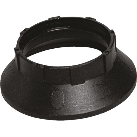 Ghiera filettata per portalampada E27 nero LAPS521/NE riparazione lampade