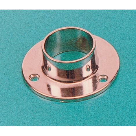GHIERA FISSA IN ZAMA PER TUBO D 25 MM CROMO- CASIRAGHI ENRICO- 20,0 pz