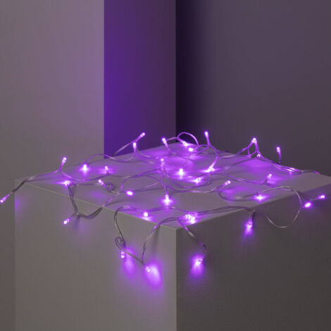 Ghirlanda Cavo LED per Esterni con Batteria 5m Rosa