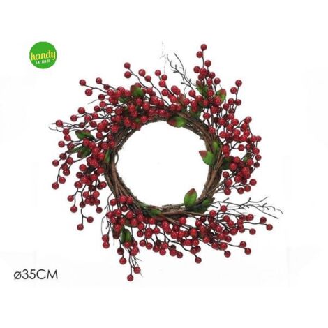 Ghirlanda con Bacche Rosse General Trade Ø 35cm